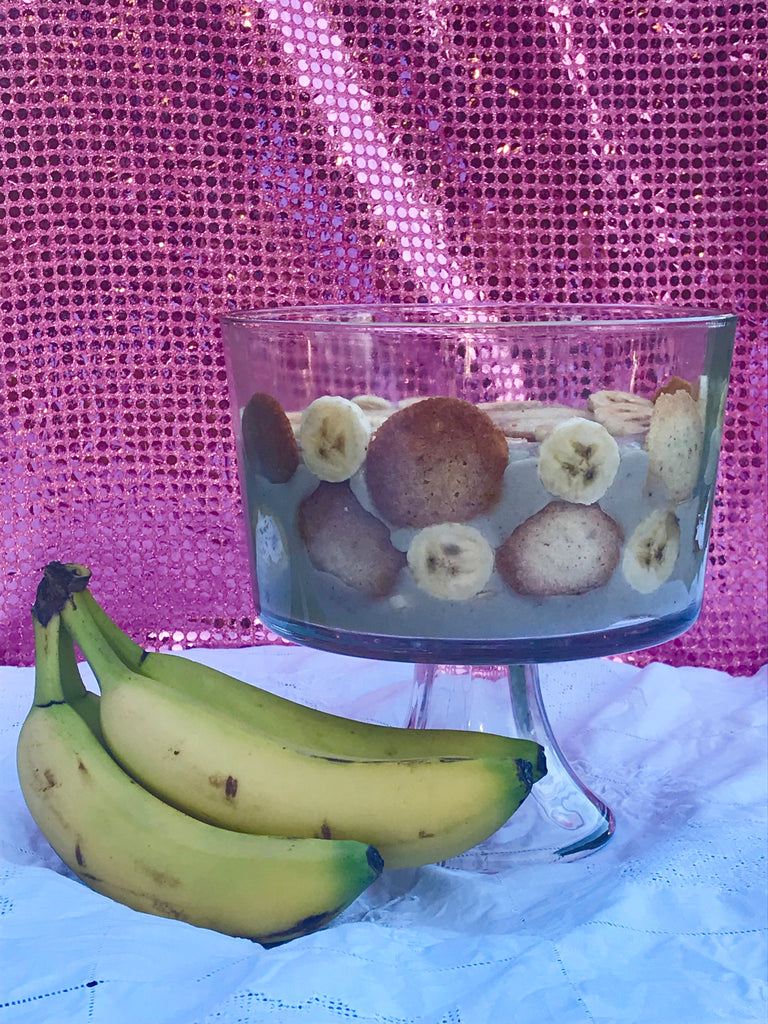 Vegan Banana Pudding with Homemade Vanilla Wafers