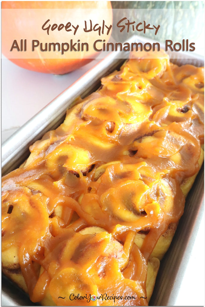 Gooey Ugly Sticky All Pumpkin Cinnamon Roll