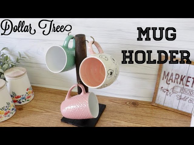 Today we're making this Dollar Tree DIY Coffee mug holder