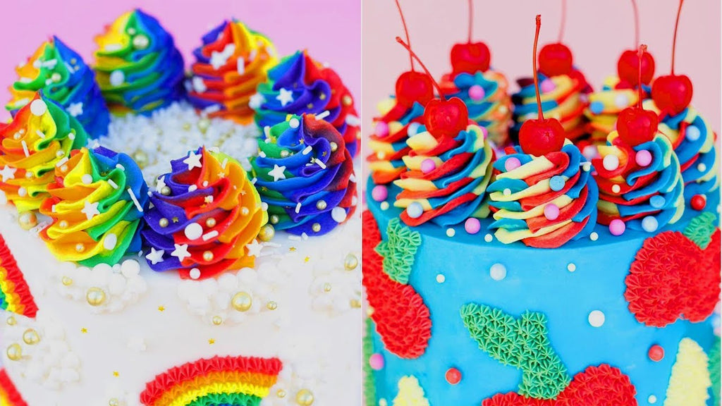 Best Colorful Buttercream Decorating Ideas You'll Love - Yummy Birthday Cake Recipes Compilation