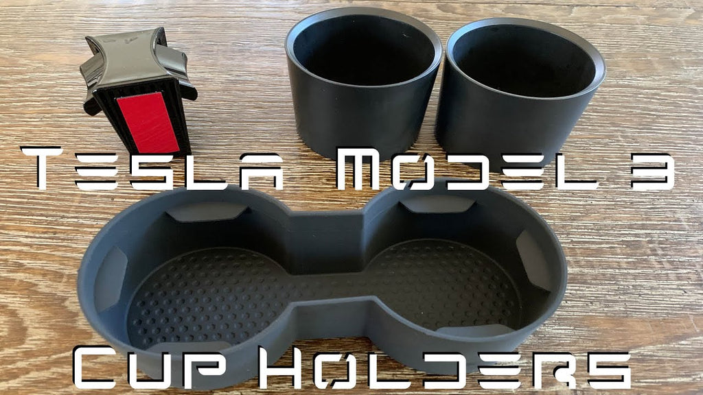 Tesla Model 3 - Cup Holder Comparo by Tesla Tips by MTN Ranger (1 year ago)