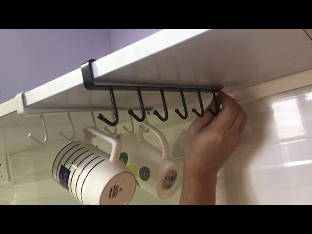 EigPluy Under Cabinet Mug Hooks,Kitchen Utensil holder hooks (
