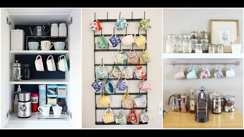 30+ Fun and Practical DIY Coffee Mugs Storage Ideas for Your Home Coffee mug organization ideas will rev up and declutter your kitchen