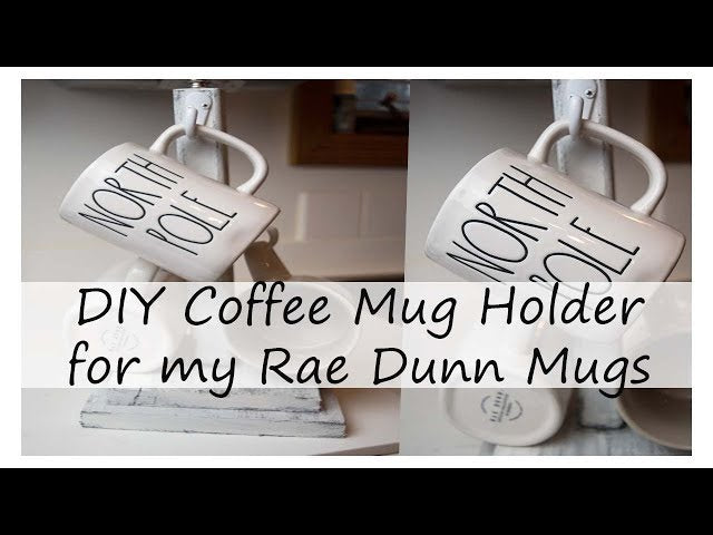 Hello friends!! Today I'm showing you how I make a coffee mug stand out of scraps you probably have laying around the house