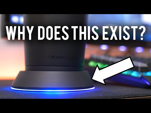 Are they onto something, or have they lost their minds? Let's have a closer look at Razer's exclusive Chroma RGB Mug Holder