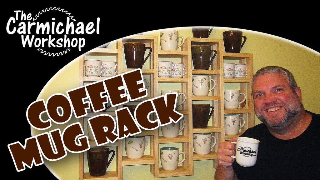 Make a Coffee Mug Rack - 100th Video! by Steve Carmichael (6 years ago)