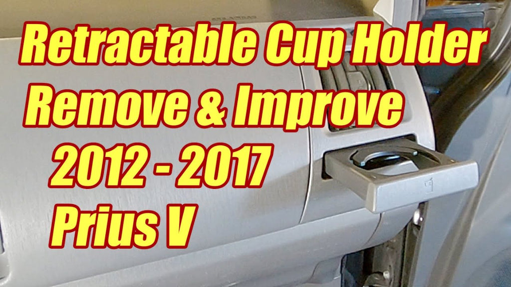 Remove & Repair Prius V Retractable Cup Holder 2012-2017 by ScubaMoto (7 months ago)