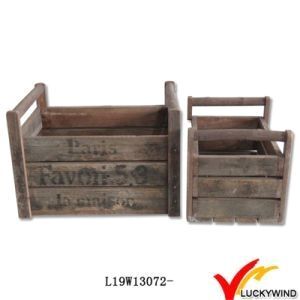 Dishy Antique Wooden Crates