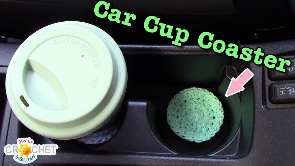 Car Cup Holder Coaster - Crochet Quick Fix - Pattern & Tutorial by Jayda InStitches (1 year ago)