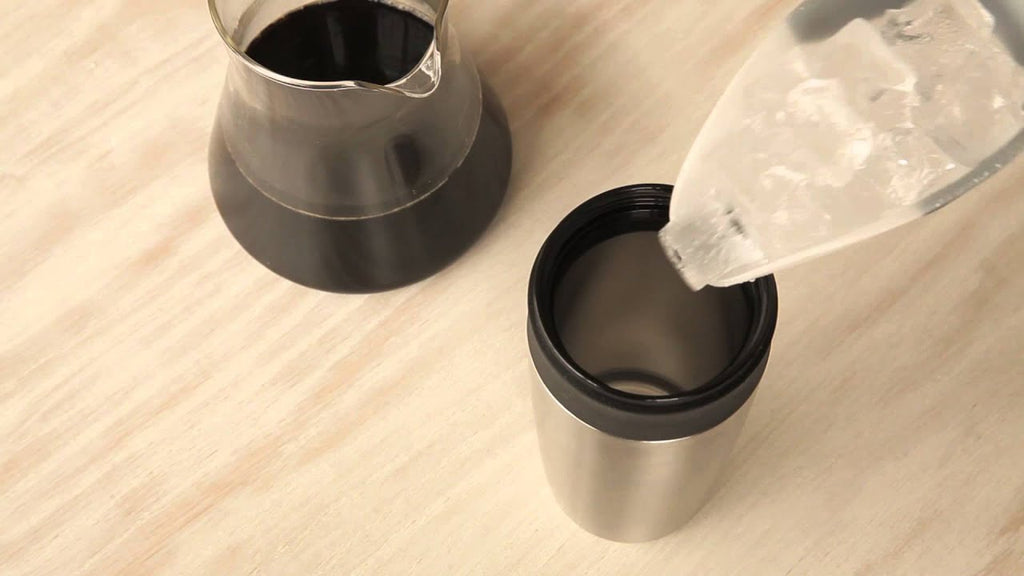 As the weather warms up, keep cold drinks cold by storing them in thermal mugs