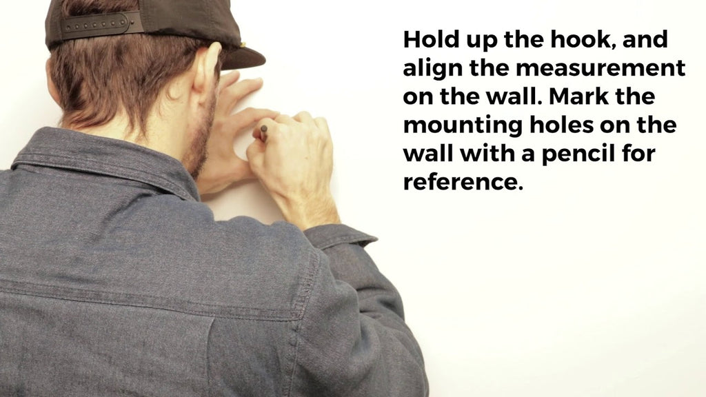 A step-by-step guide on how to hang Death Wish Coffee mug hooks to a wall