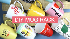 DIY Shabby Chic Mug Rack | parejeda by parejeda (4 years ago)