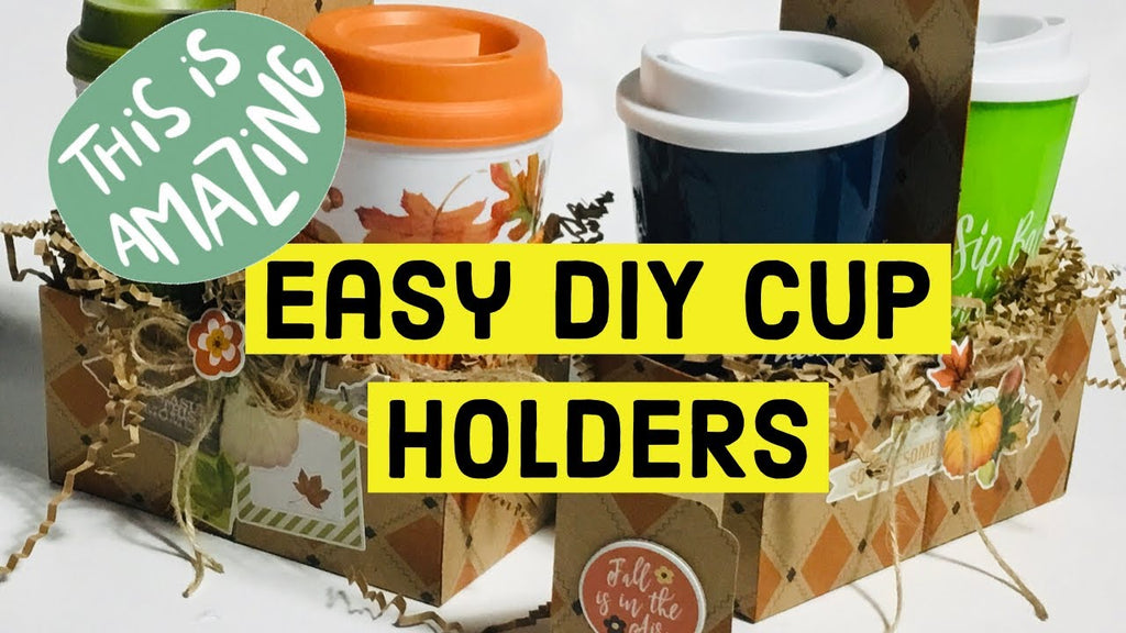 Drink Up/ MAKE EASY CUP HOLDERS/ DIY Hot And Cold Drink Cup Holders/ PAPER CRAFT TUTORIAL by The Posh Paper Lady (7 months ago)