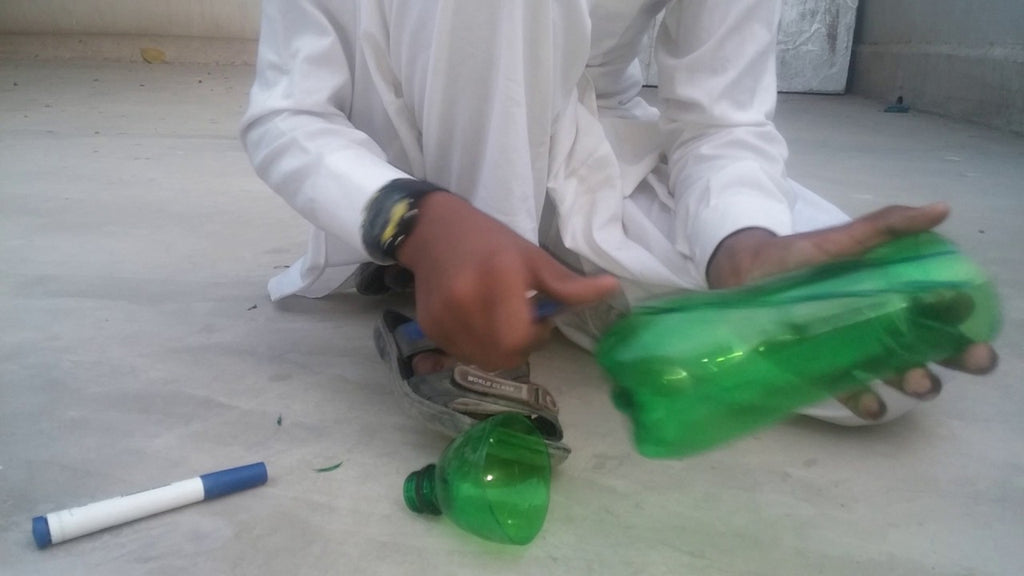 Hi, I am now showing you all how to make a cup holder out of plastic bottles.it is simple but is useful.you all can put cups in them and keep them on one side.if ...