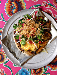 Vietnamese Scrambled Eggs with Sesame Bread by Lee Tiernan