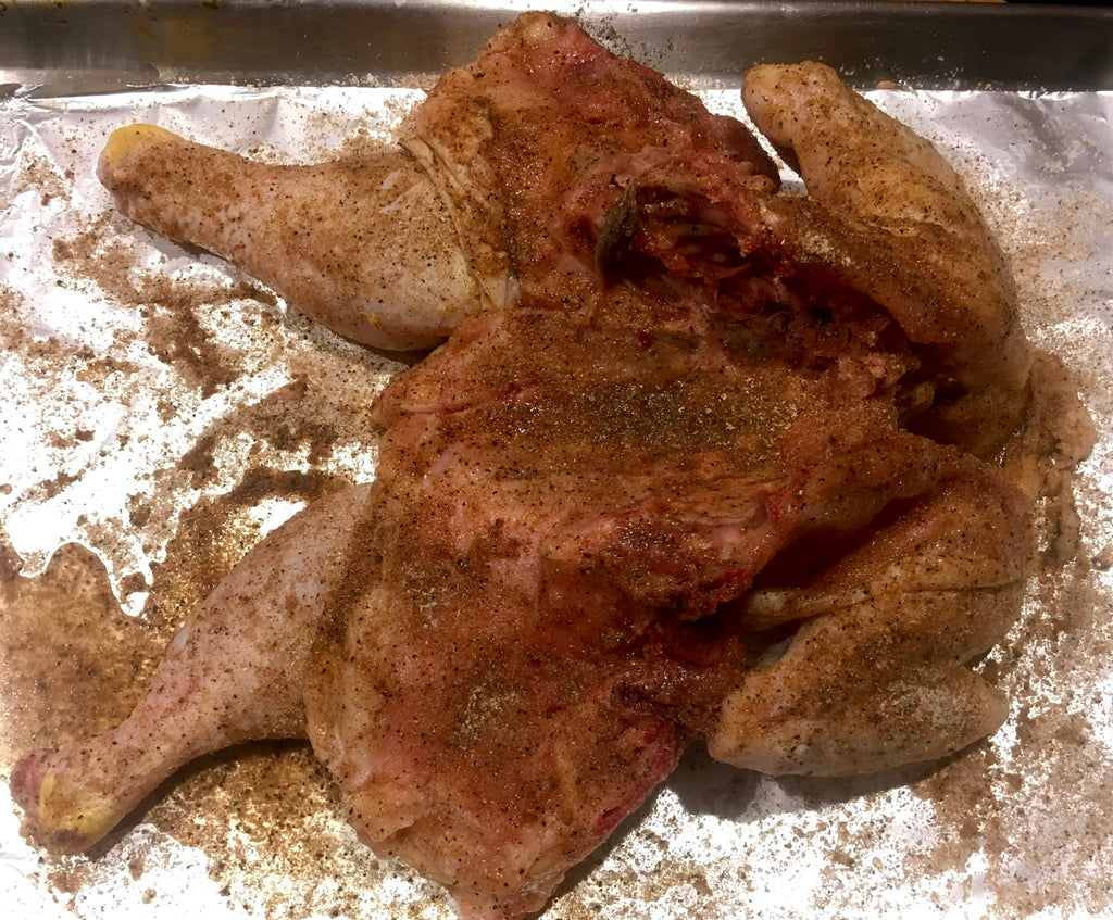 DRY-BRINED WHOLE CHICKEN