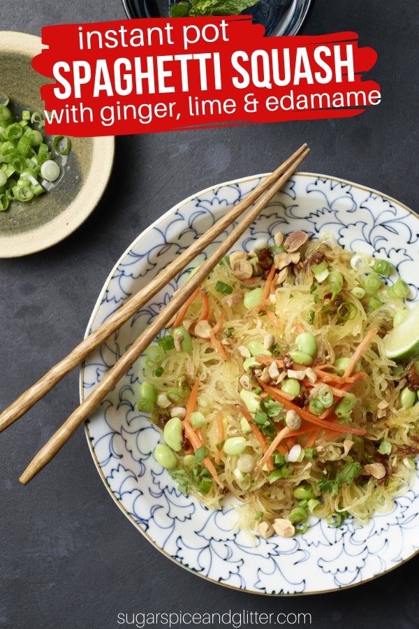 Instant Pot Ginger Lime Spaghetti Squash