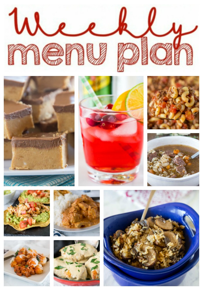 Weekly Meal Plan Week 231