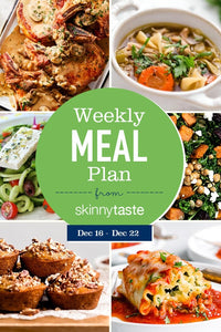 Skinnytaste Meal Plan (December 16-December 22)